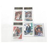 Group of (3) High Graded Basketball Cards + More