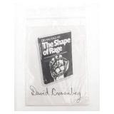 David Cronenberg Signed Book Plate