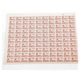 Argentina 1934 Mermoz Full Sheet 100 Stamps