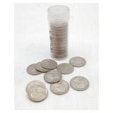 Full roll (40) US Silver Quarters All Pre-1965