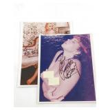 Linda Blair and Lili St. Cyr Signed 8x10 Photos