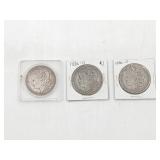 Group of (3) US Morgan Silver Dollars 1886-1887