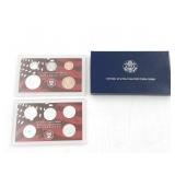 Group of Proof US Silver Coins in Box/Case