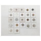 Group of (22) World Coins