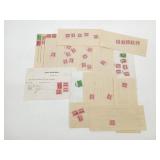 (15) 1920s Stock Transfer Stamps