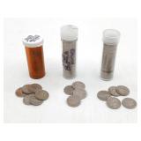 (3) Rolls of Buffalo and Jefferson Nickels
