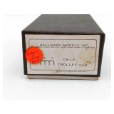 Hallmark Models C&LE Trolley Car HO Brass