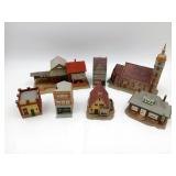 Kibri N-Scale Assembled Model Buildings Lot