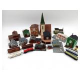 Kibri N-Scale Assembled Model Buildings Lot