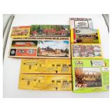 Assorted HO-Scale Vintage Building Kits Heljan