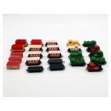 Vintage 1970s Matchbox Train Lot 0f 24 Locomotives