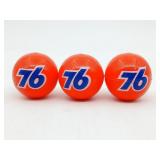 Vintage 76 Gas Station Orange Antenna Balls 1970s