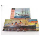 Revell Ship Lot Queen Mary Seeadler Model Kits