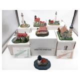 Danbury Mint Michigan Lighthouses Set of 7
