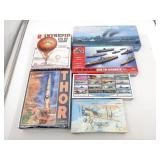 Sea and Air Sealed Model Kit Lot Thor Bismarck