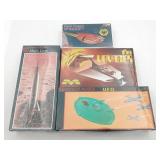 UFOs and Spaceships Plastic Model Kit Lot