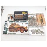 Tamiya WW2 German Army Figure Model Kit Lot