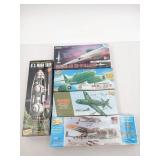 Lindberg Aircraft Past To Future Sealed Model Lot
