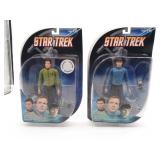 Stark Trek Kirk/Spock Action Figures 2009 w/Exc.