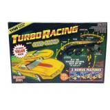Tyco Turbo Racing Nite Glow Slot Car Set/Sealed