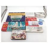 Ships/Planes/Car Unbuilt Model Kits Lot