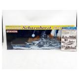 Dragon German Battleship Scharnhorst 1943 Model