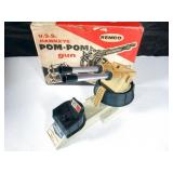 Remco 1960s U.S.S. Hawkeye Pom-Pom Gun w/Box/Works
