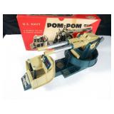 Remco 1960s U.S. Navy Pom-Pom Gun w/Box/Works