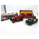 Vintage Battery Operated Tin Toy Lot