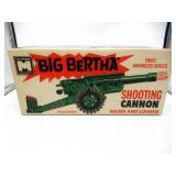 1960s Big Bertha Shooting Cannon Toy NIB!