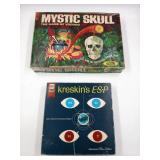 Vintage Paranormal Board Games Mystic Skull ESP