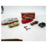 Vintage Wind-Up Tin Toys Lot