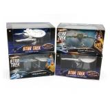 Star Trek Hot Wheels Die-Cast Starship lot of 4