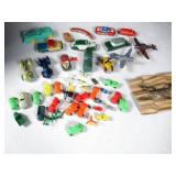 Vintage Tin Litho/Plastic Toy Vehicles Lot