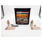 G.I. Joe ARAH 1980s Figures/Carry Case