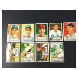 1952 Topps Baseball Cards Lot/Yost/Hamner/More