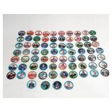 1962 Salada NFL Football Coins Lot of 70+