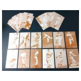 Baseball Hall of Fame Exhibit Cards Set Of 32/1980