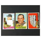 1965 Topps Baseball Maris/Berra/Yankees Team Cards
