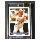 Len Dykstra Autographed Card #9/21 #740 Archives