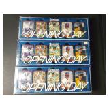1987 Donruss Baseball Opening Day Sets x3