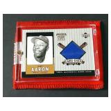 Hank Aaron Game-Used Jersey Card/SP 3000 Club