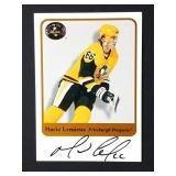 Mario Lemieux Autographed Hockey Card 2001/Fleer