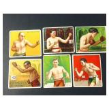 1910 T218 Boxing Cards w/RARE Tolstoi Back