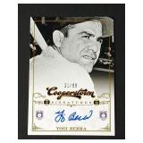 Yogi Berra #21/99 HOF-YB Autographed Card