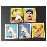 1948-49 Leaf Baseball Cards Lot