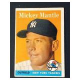 Mickey Mantle Topps 1958 #150 Baseball Card