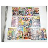 X-Men Group of (13) #194-213/Wolverine/Sabretooth