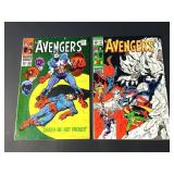 Avengers #56 + 61/Cap Origin + Team Cover