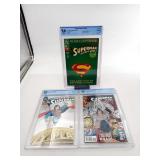 Superman CBCS Graded Comic Book Lot of (3)